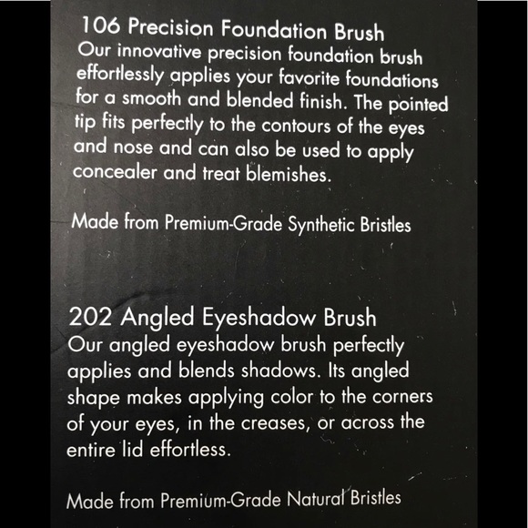 Borghese Professional Cosmetic Brush Set w/ Bag - Picture 5 of 7